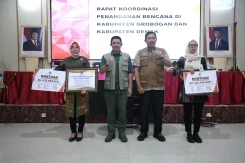 Kepala BNPB Pimpin Rakor Percepatan Penanganan Darurat Bencana Grobogan dan Demak